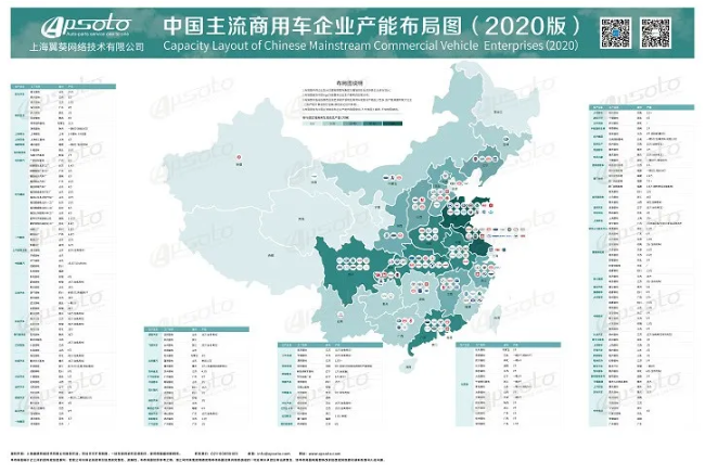 中国主流乘用车,商用车,零部件,动力电池,电机电控等汽车产业布局图